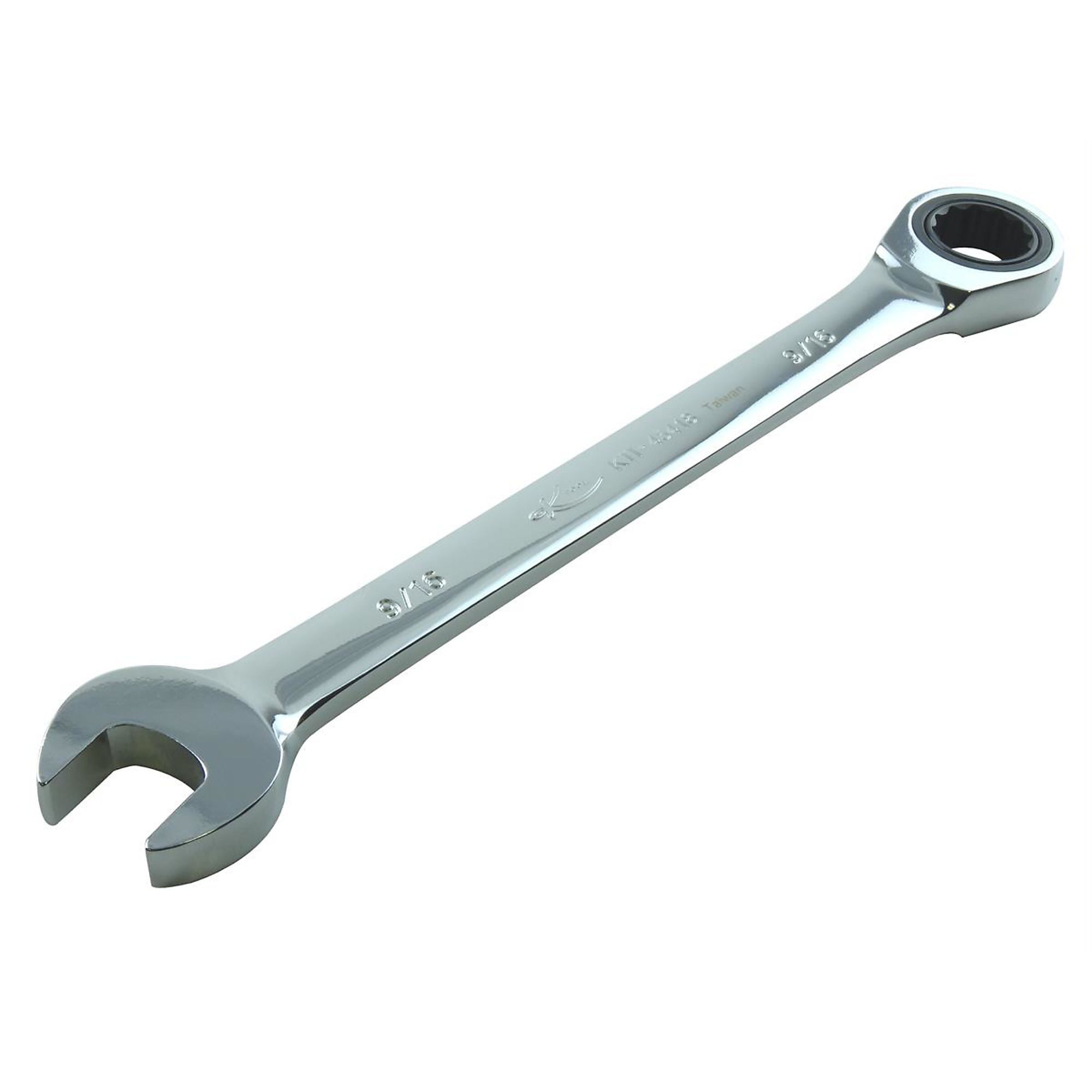 K-Tool International Ratcheting Wrench — 9/16in. SAE, Model# KTI45418